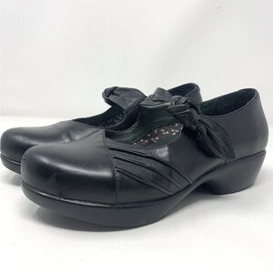 Dansko Women Ainsley Black Leather Mary Jane Size 40 9.5/10 Y2K
